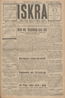 Iskra : dziennik polityczny, społeczny, gospodarczy i literacki. R.16 (1925), nr 165