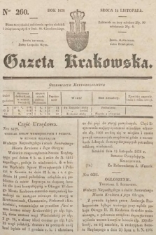 Gazeta Krakowska. 1838, nr 260