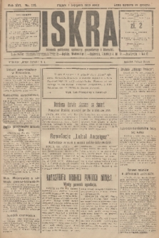 Iskra : dziennik polityczny, społeczny, gospodarczy i literacki. R.16 (1925), nr 178