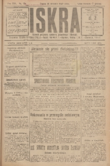 Iskra : dziennik polityczny, społeczny, gospodarczy i literacki. R.16 (1925), nr 184