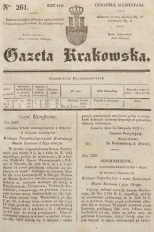 Gazeta Krakowska. 1838, nr 261