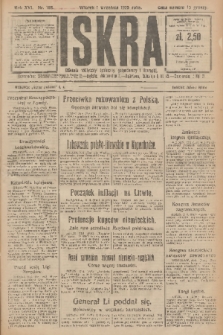 Iskra : dziennik polityczny, społeczny, gospodarczy i literacki. R.16 (1925), nr 198