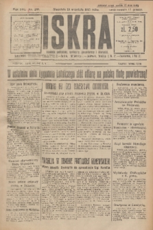 Iskra : dziennik polityczny, społeczny, gospodarczy i literacki. R.16 (1925), nr 208