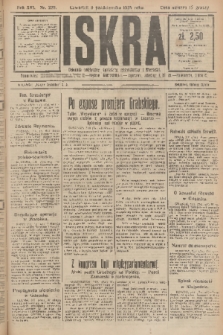 Iskra : dziennik polityczny, społeczny, gospodarczy i literacki. R.16 (1925), nr 229