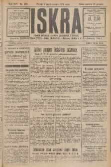 Iskra : dziennik polityczny, społeczny, gospodarczy i literacki. R.16 (1925), nr 230