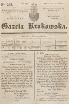 Gazeta Krakowska. 1838, nr 265