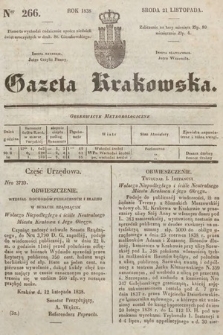 Gazeta Krakowska. 1838, nr 266