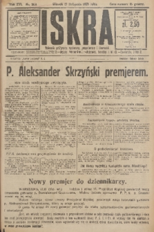 Iskra : dziennik polityczny, społeczny, gospodarczy i literacki. R.16 (1925), nr 263