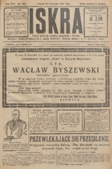Iskra : dziennik polityczny, społeczny, gospodarczy i literacki. R.16 (1925), nr 266