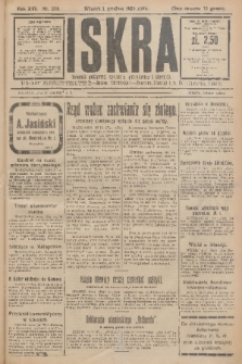 Iskra : dziennik polityczny, społeczny, gospodarczy i literacki. R.16 (1925), nr 275