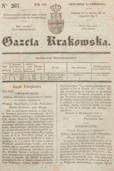 Gazeta Krakowska. 1838, nr 267