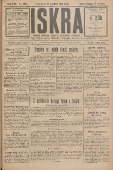 Iskra : dziennik polityczny, społeczny, gospodarczy i literacki. R.16 (1925), nr 288