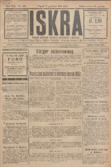 Iskra : dziennik polityczny, społeczny, gospodarczy i literacki. R.16 (1925), nr 289