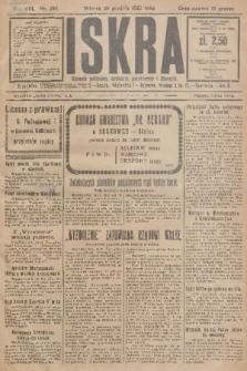 Iskra : dziennik polityczny, społeczny, gospodarczy i literacki. R.16 (1925), nr 295