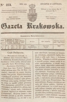 Gazeta Krakowska. 1838, nr 273