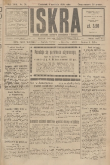 Iskra : dziennik polityczny, społeczny, gospodarczy i literacki. R.17 (1926), nr 79