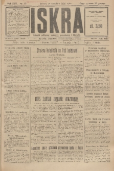 Iskra : dziennik polityczny, społeczny, gospodarczy i literacki. R.17 (1926), nr 81