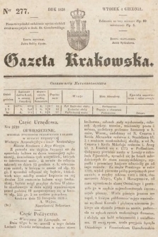 Gazeta Krakowska. 1838, nr 277