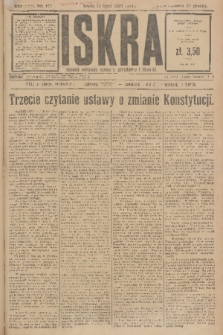 Iskra : dziennik polityczny, społeczny, gospodarczy i literacki. R.17 (1926), nr 157