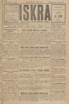 Iskra : dziennik polityczny, społeczny, gospodarczy i literacki. R.17 (1926), nr 169