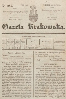 Gazeta Krakowska. 1838, nr 282