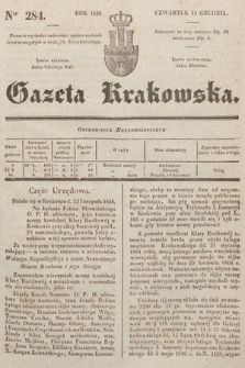 Gazeta Krakowska. 1838, nr 284