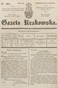Gazeta Krakowska. 1838, nr 287