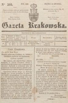 Gazeta Krakowska. 1838, nr 295