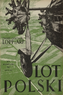 Lot Polski : organ Ligi Obrony Powietrznej i Przeciwgazowej oraz Aeroklubu Rzeczypospolitej Polskiej. R. 8, 1930, nr 8