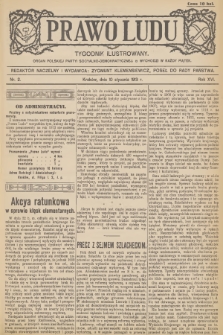 Prawo Ludu : tygodnik ilustrowany : organ Polskiej Partyi Socyalno-Demokratycznej. R.16, 1913, nr 2