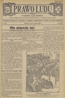 Prawo Ludu : tygodnik ilustrowany : organ Polskiej Partyi Socyalno-Demokratycznej. R.16, 1913, nr 23