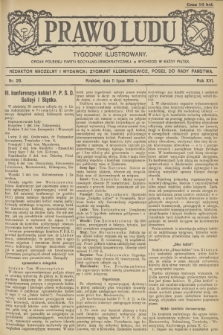 Prawo Ludu : tygodnik ilustrowany : organ Polskiej Partyi Socyalno-Demokratycznej. R.16, 1913, nr 28