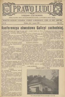 Prawo Ludu : tygodnik ilustrowany : organ Polskiej Partyi Socyalno-Demokratycznej. R.16, 1913, nr 31