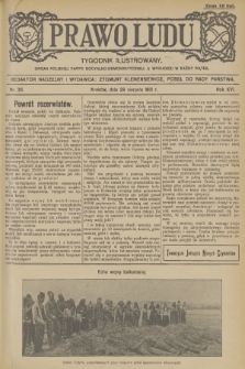 Prawo Ludu : tygodnik ilustrowany : organ Polskiej Partyi Socyalno-Demokratycznej. R.16, 1913, nr 35