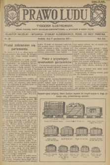 Prawo Ludu : tygodnik ilustrowany : organ Polskiej Partyi Socyalno-Demokratycznej. R.16, 1913, nr 42