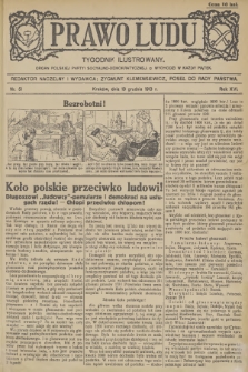 Prawo Ludu : tygodnik ilustrowany : organ Polskiej Partyi Socyalno-Demokratycznej. R.16, 1913, nr 51