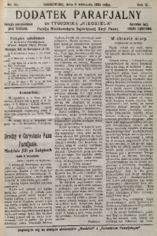 Dodatek Parafjalny do tygodnika „Niedziela” Parafji Wniebowzięcia Najświętszej Marji Panny. 1935, nr 36