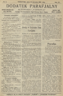 Dodatek Parafjalny do tygodnika „Niedziela” Parafji Wniebowzięcia Najświętszej Marji Panny. 1936, nr 4