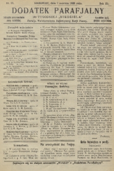 Dodatek Parafjalny do tygodnika „Niedziela” Parafji Wniebowzięcia Najświętszej Marji Panny. 1936, nr 23