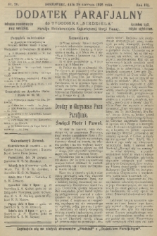 Dodatek Parafjalny do tygodnika „Niedziela” Parafji Wniebowzięcia Najświętszej Marji Panny. 1936, nr 26