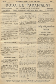 Dodatek Parafialny do Tygodnika „Niedziela” Parafii Wniebowzięcia Najświętszej Marii Panny. 1938, nr 23
