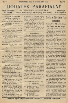 Dodatek Parafialny do Tygodnika „Niedziela” Parafii Wniebowzięcia Najświętszej Marii Panny. 1939, nr 26