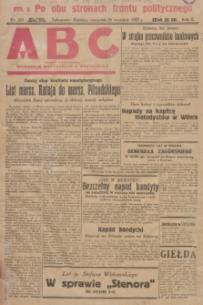 ABC : pismo codzienne : informuje wszystkich o wszystkiem. R.2, 1927, nr 267
