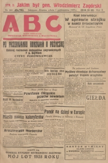 ABC : pismo codzienne : informuje wszystkich o wszystkiem. R.2, 1927, nr 269