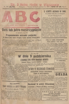 ABC : pismo codzienne : informuje wszystkich o wszystkiem. R.2, 1927, nr 276