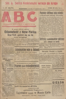 ABC : pismo codzienne : informuje wszystkich o wszystkiem. R.2, 1927, nr 281
