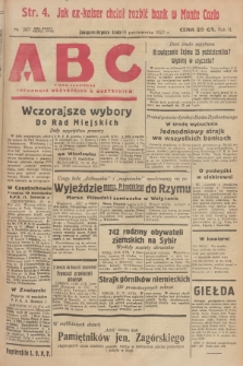 ABC : pismo codzienne : informuje wszystkich o wszystkiem. R.2, 1927, nr 287