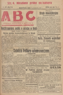 ABC : pismo codzienne : informuje wszystkich o wszystkiem. R.2, 1927, nr 289