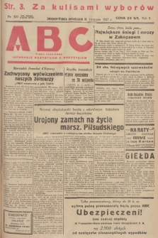 ABC : pismo codzienne : informuje wszystkich o wszystkiem. R.2, 1927, nr 320