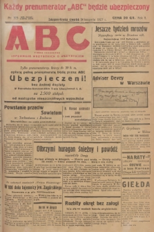 ABC : pismo codzienne : informuje wszystkich o wszystkiem. R.2, 1927, nr 323